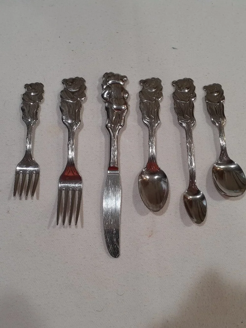 Oneida Community Cubby Bear Stainless steel baby flatware
